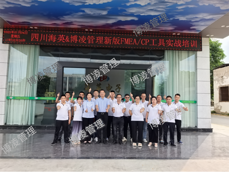 四川海英&博凌管理新版FMEA/CP工具实战培训